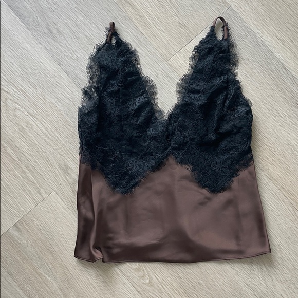 LoveShackFancy Elloryn Satin Top - Picture 4 of 5